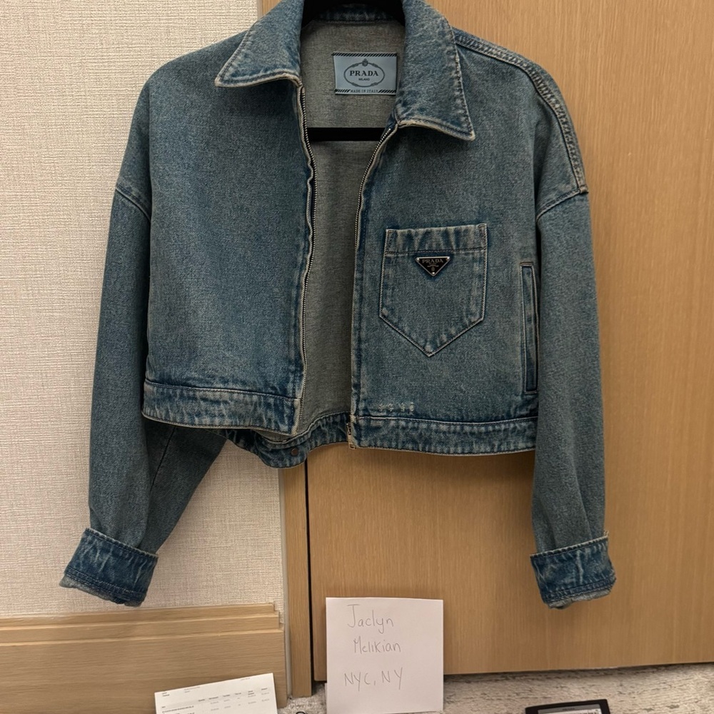 Prada Classic Blue Denim Jacket